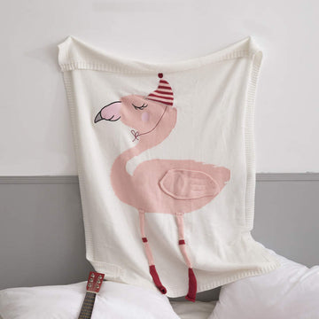 Flamingo throw