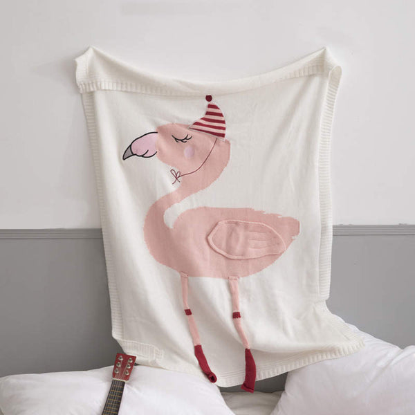 Flamingo throw